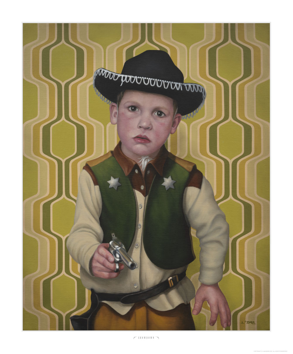 Cowboy with revolver